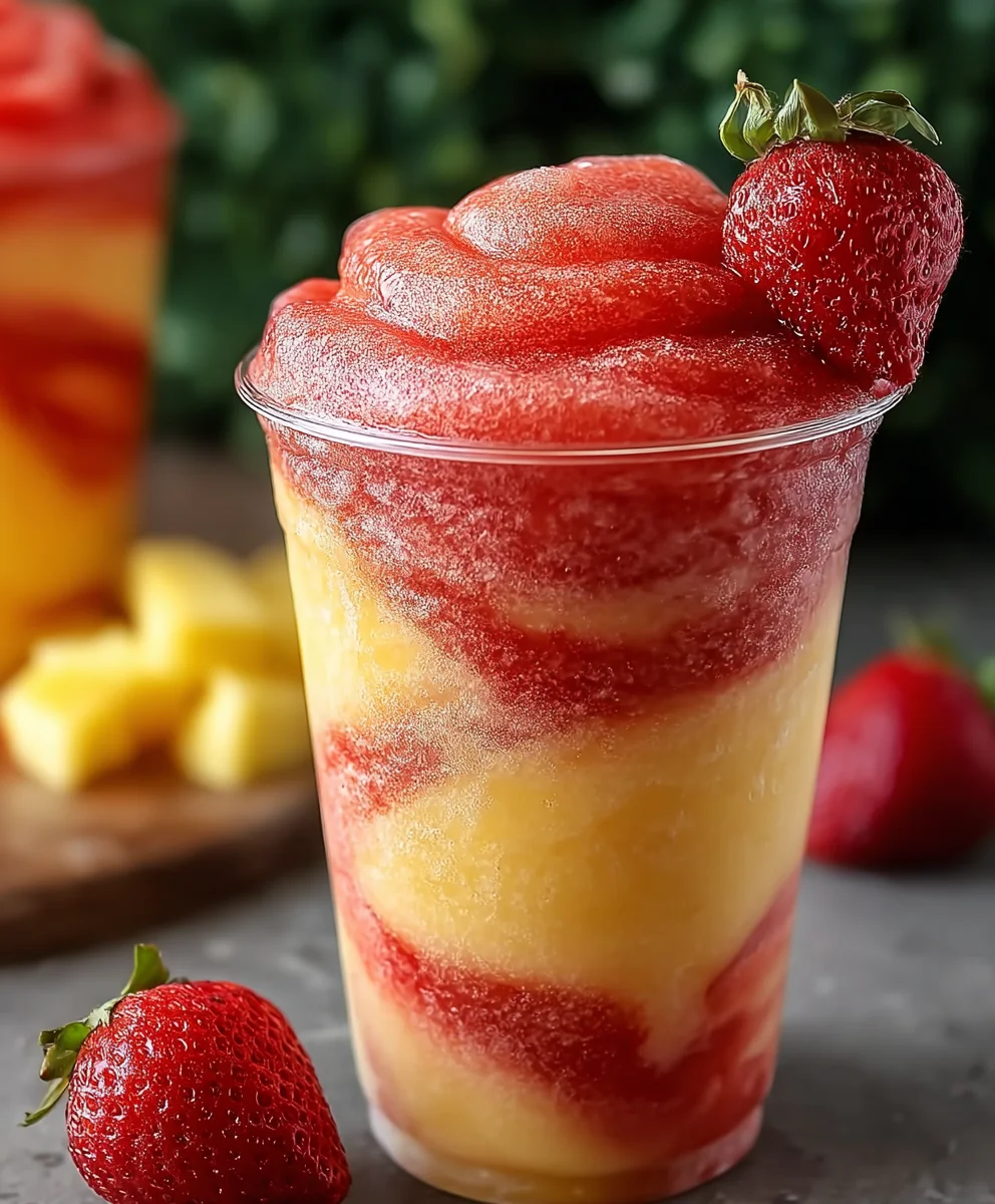 Best Pineapple Strawberry Slushie – Quick & Easy!