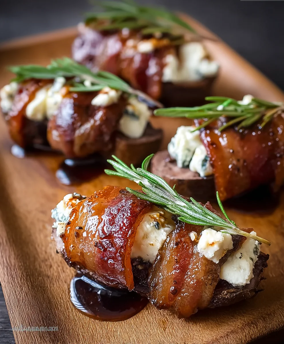 Goat Cheese Beef Bacon Dates Appetizer – Sweet & Savory!