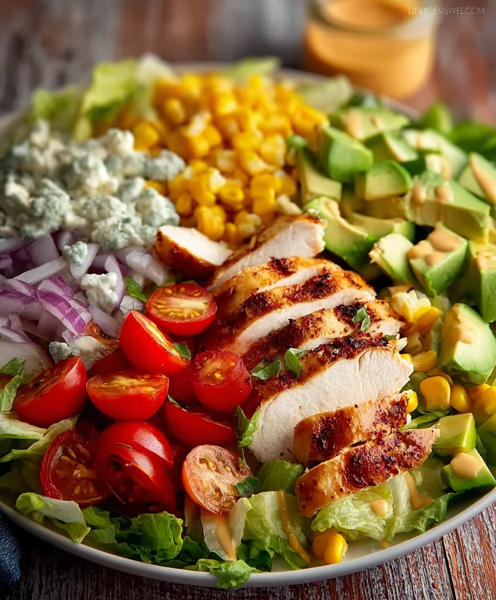 Best Southwest Chicken Cobb Salad: Zesty & Simple Dinner