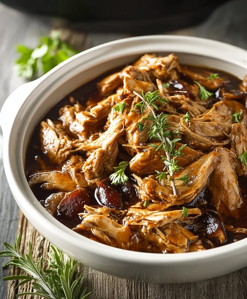 Bourbon Extract Chicken - Easy Crock Pot Dinner