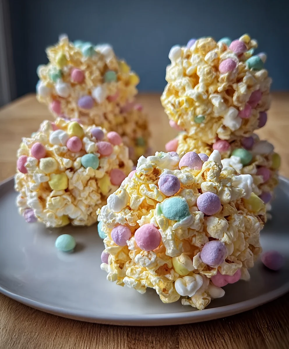 Easter Popcorn Balls: Fun & Festive Sweet Treat!