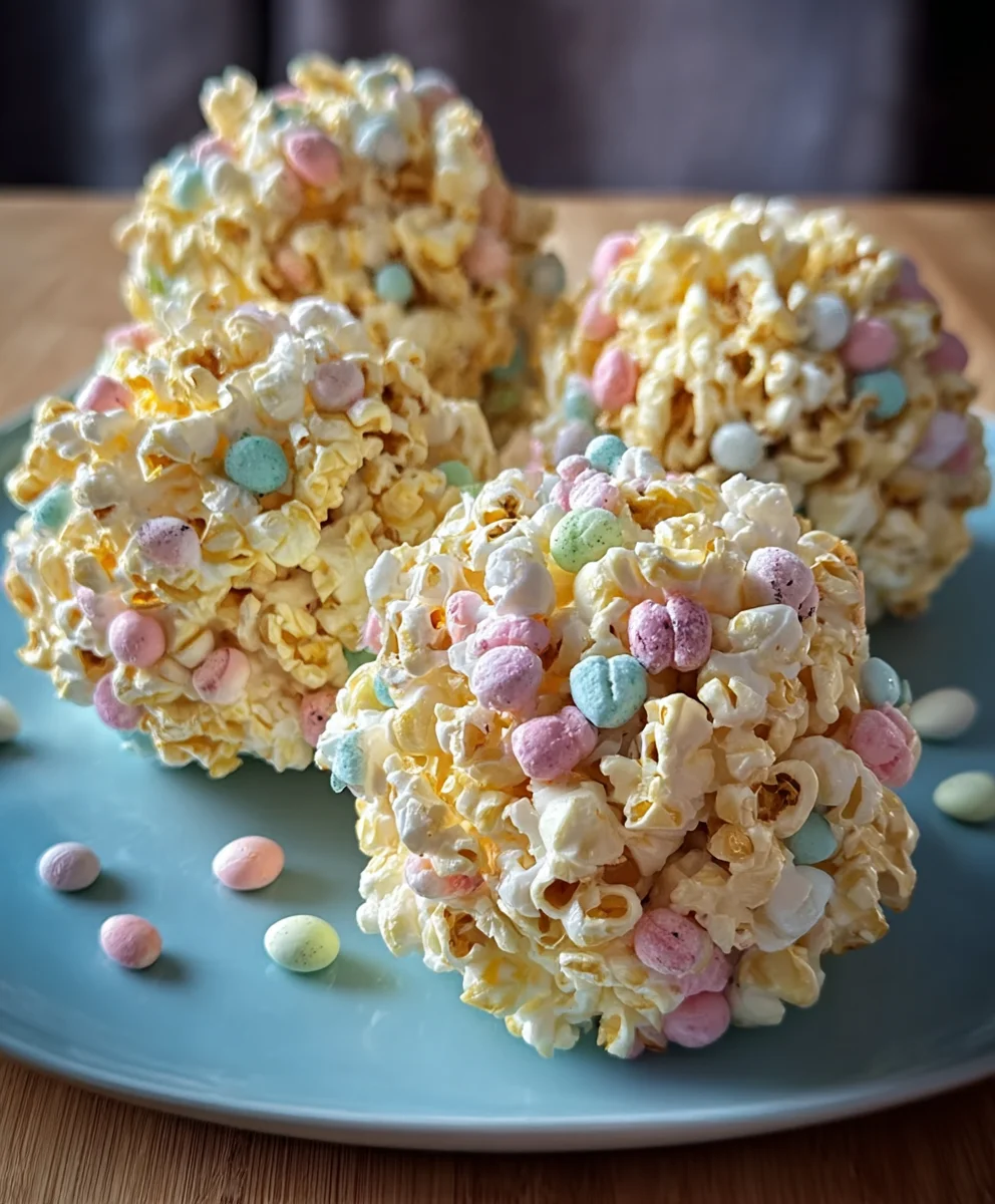 Easter Popcorn Balls: Fun & Festive Sweet Treat!