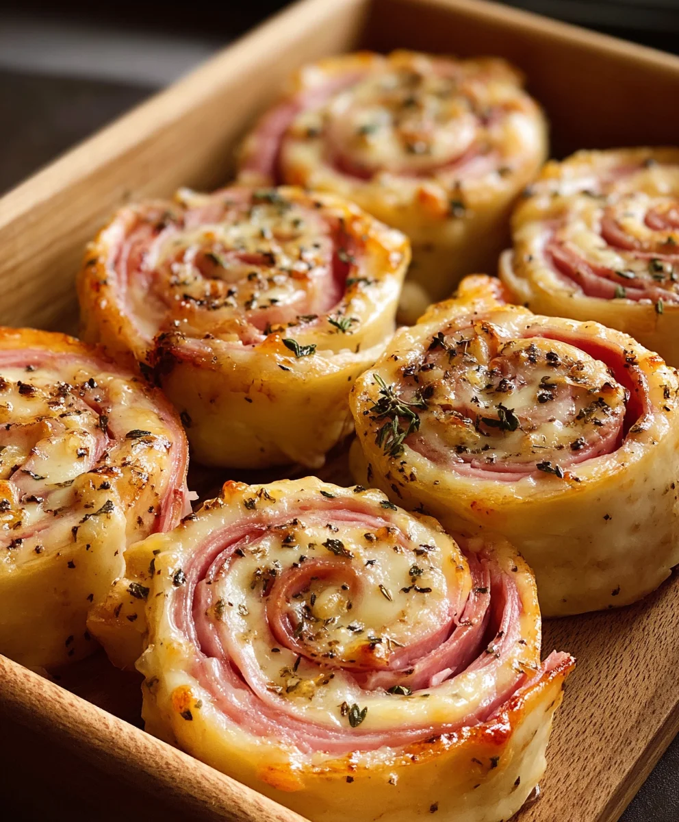 Easy Beef Ham Cheese Pinwheels Recipe