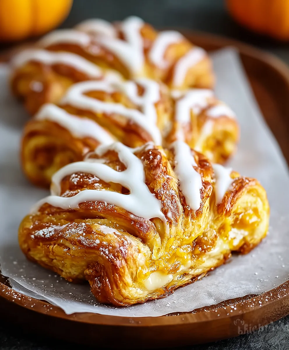 Easy Pumpkin Danish Recipe - Flaky Pastry Delight