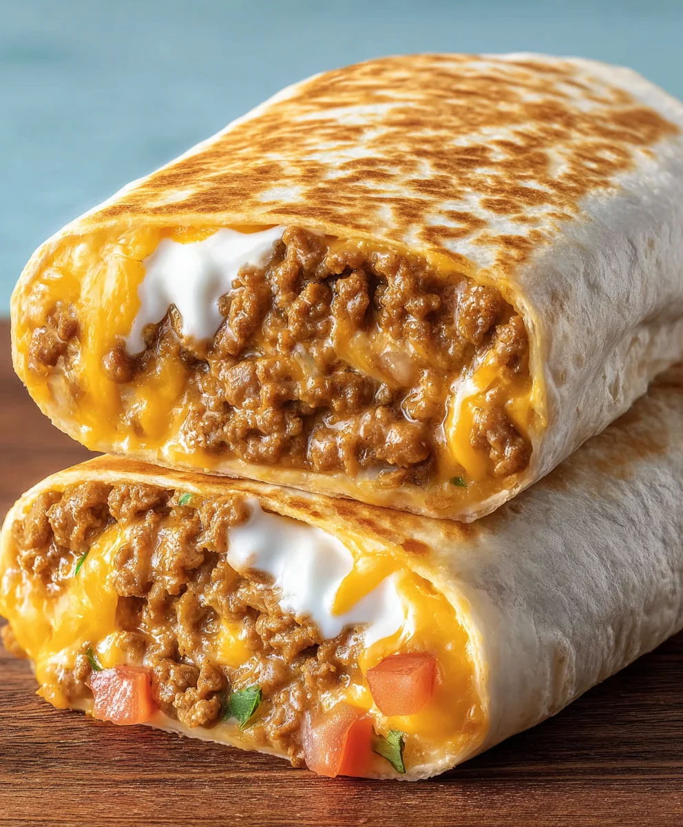 Homemade Taco Bell Quesarito-Beef Recipe