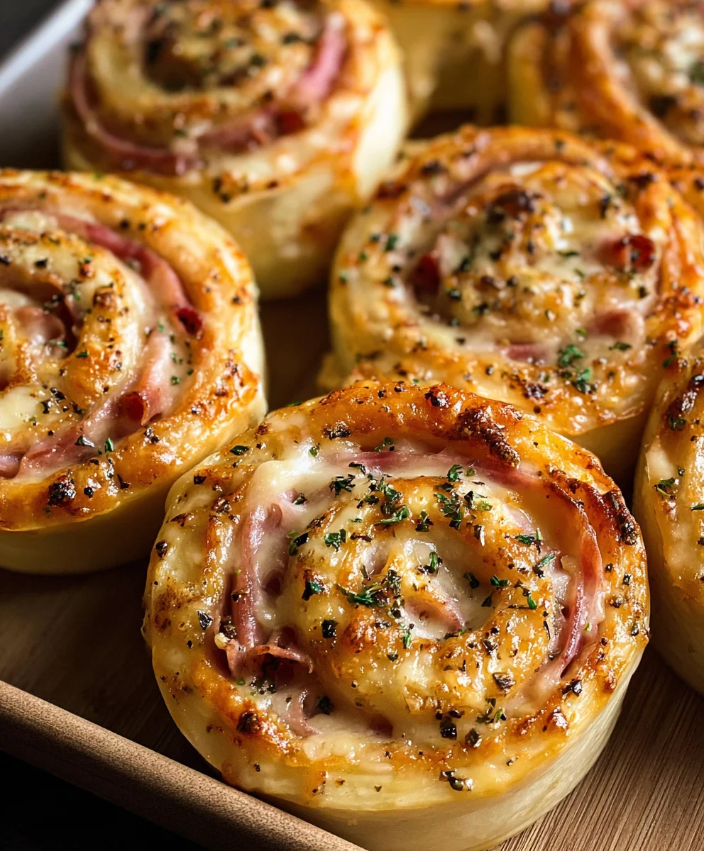 Easy Beef Ham Cheese Pinwheels Recipe