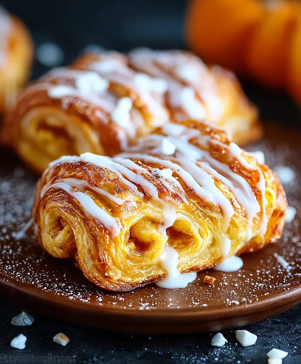 Easy Pumpkin Danish Recipe - Flaky Pastry Delight