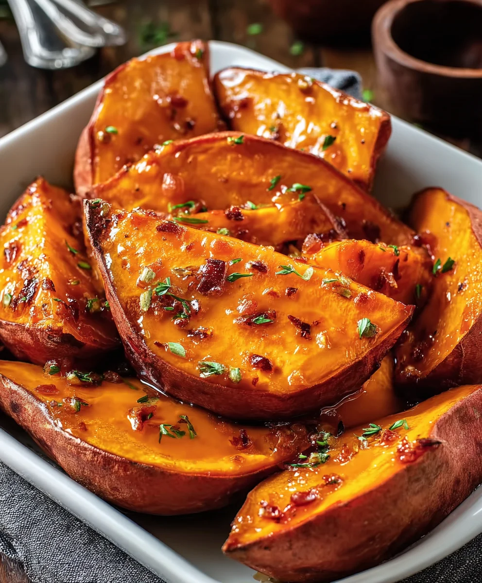 Easy Glazed Sweet Potatoes-Sweet & Savory Delight