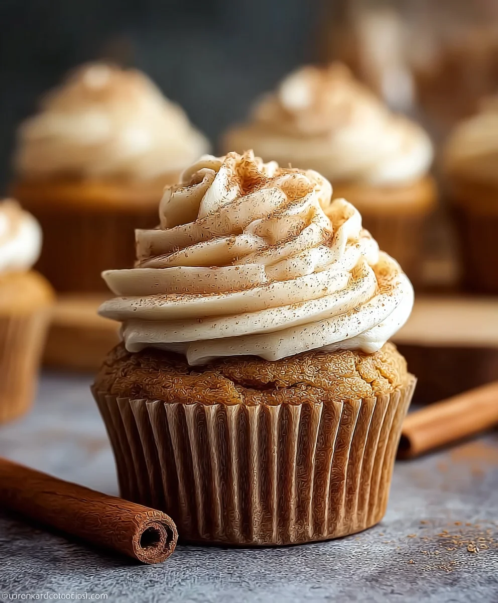 Chai Pumpkin Spice Latte Cupcakes - Cozy Fall Treat