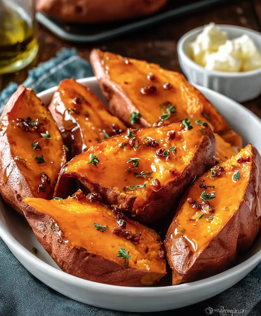 Easy Glazed Sweet Potatoes-Sweet & Savory Delight