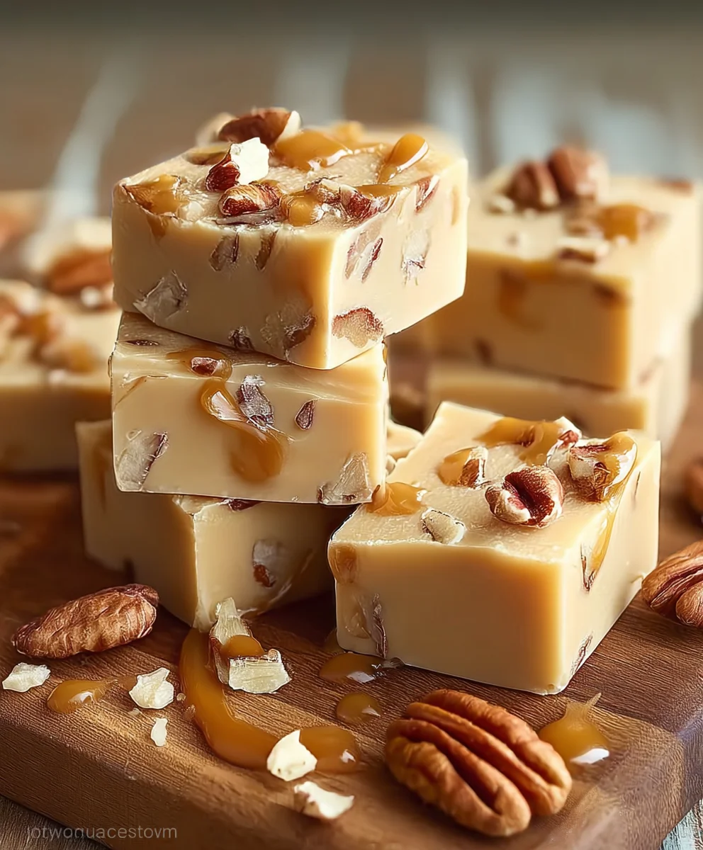 Caramel Pecan Fudge - Easy Rich Treat