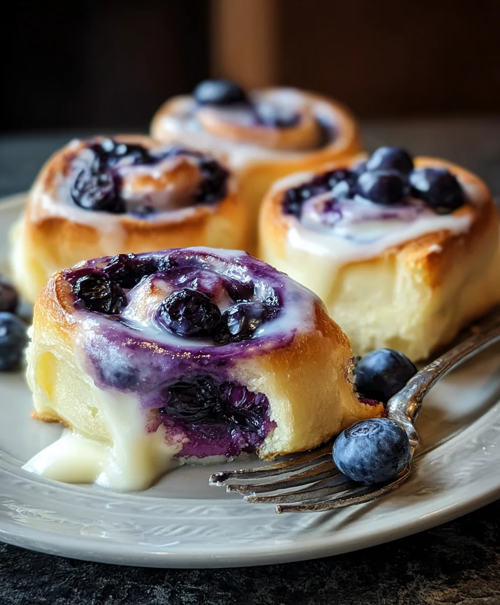 Blueberry Cheesecake Rolls-Easy Dessert Recipe