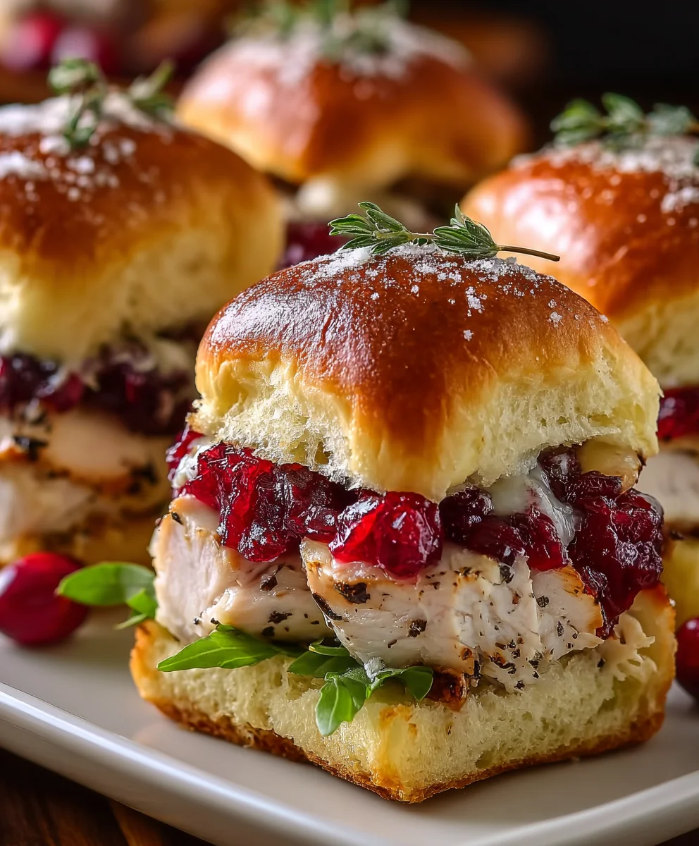 Cranberry Beef Sliders Easy Holiday Appetizer