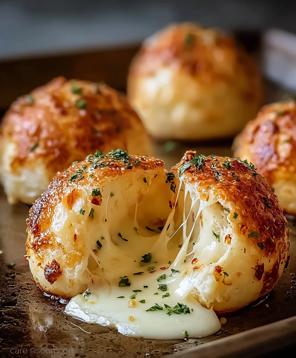 Easy Cheese Bombs: Melty, Cheesy Perfection in Every Bite!