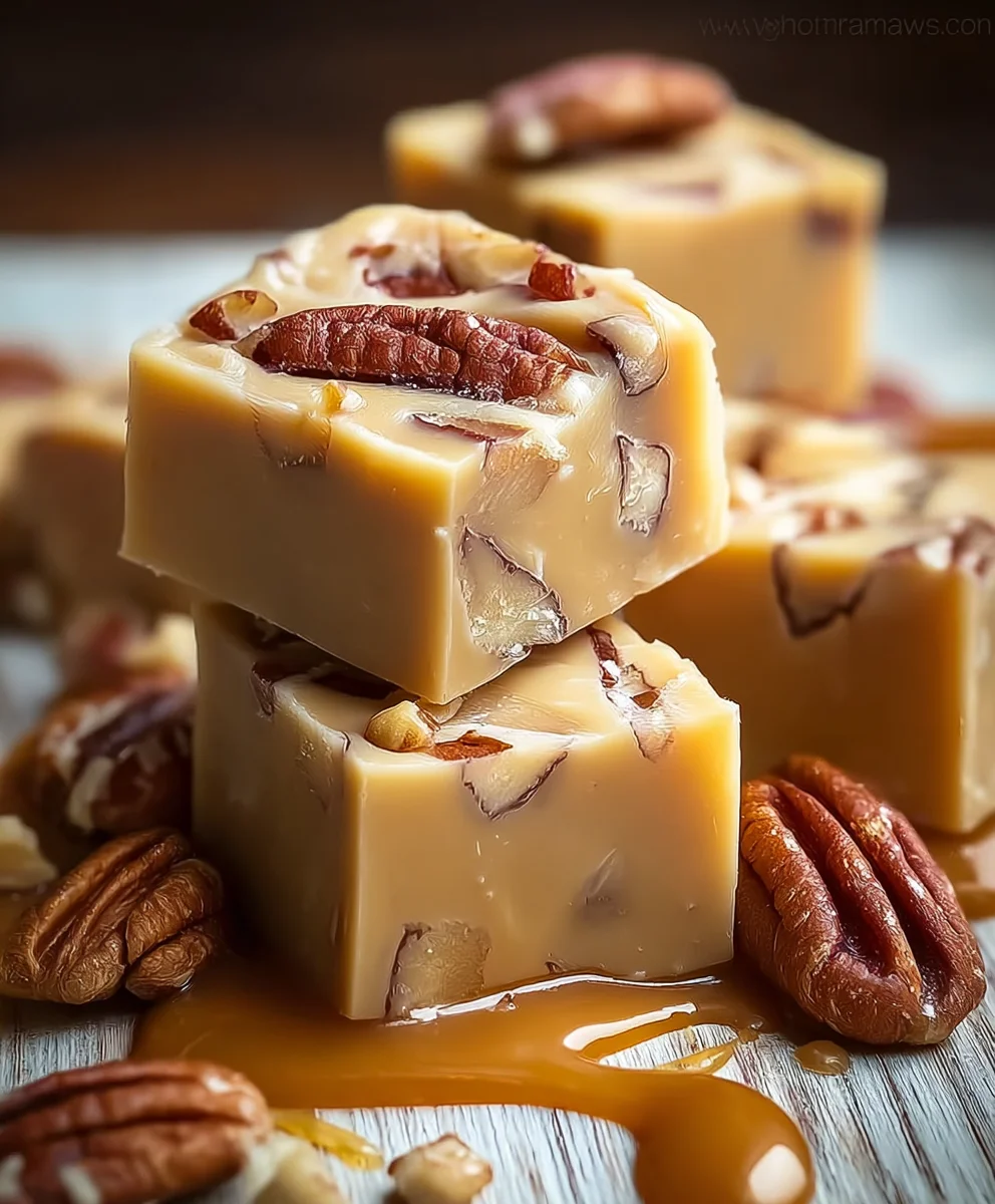 Caramel Pecan Fudge - Easy Rich Treat