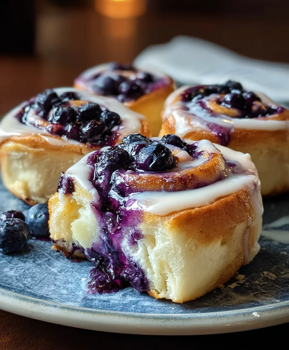 Blueberry Cheesecake Rolls-Easy Dessert Recipe