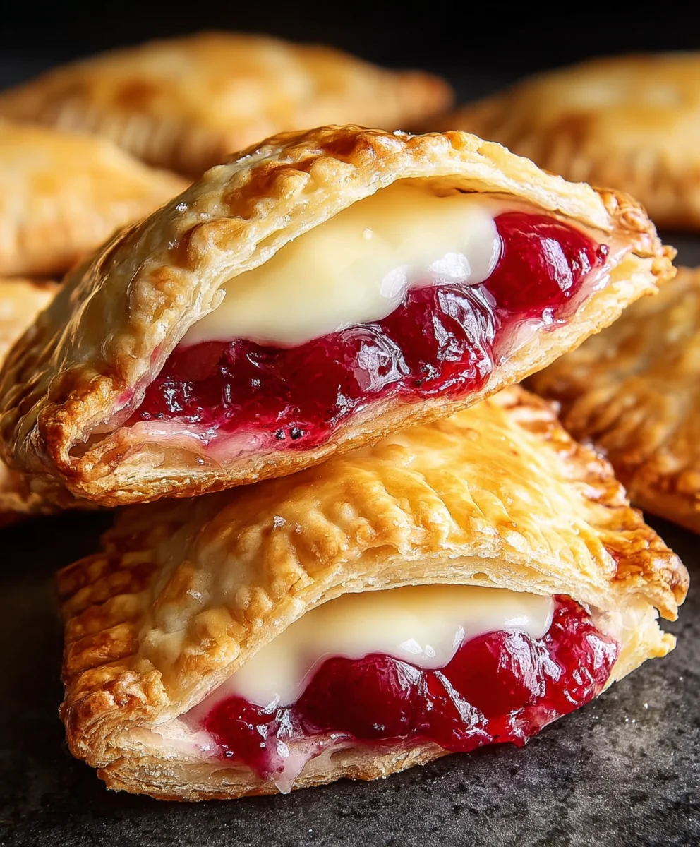 Cherry Cheesecake Hand Pies - Easy Cherry Delight