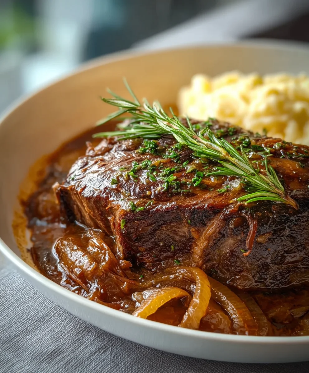 Savory French Onion Beef Roast - Comfort Food Classic