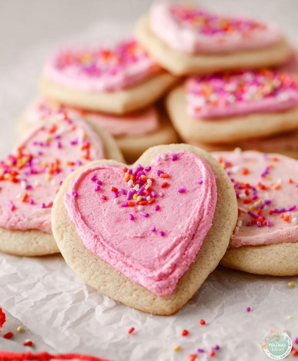 Best Non-alcoholic Valentine Sugar Cookies - Sweet Treats