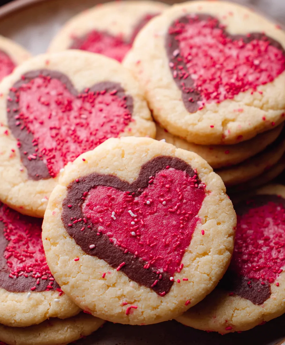 Easy Non-Alcoholic Valentine's Day Slice Bake Cookies