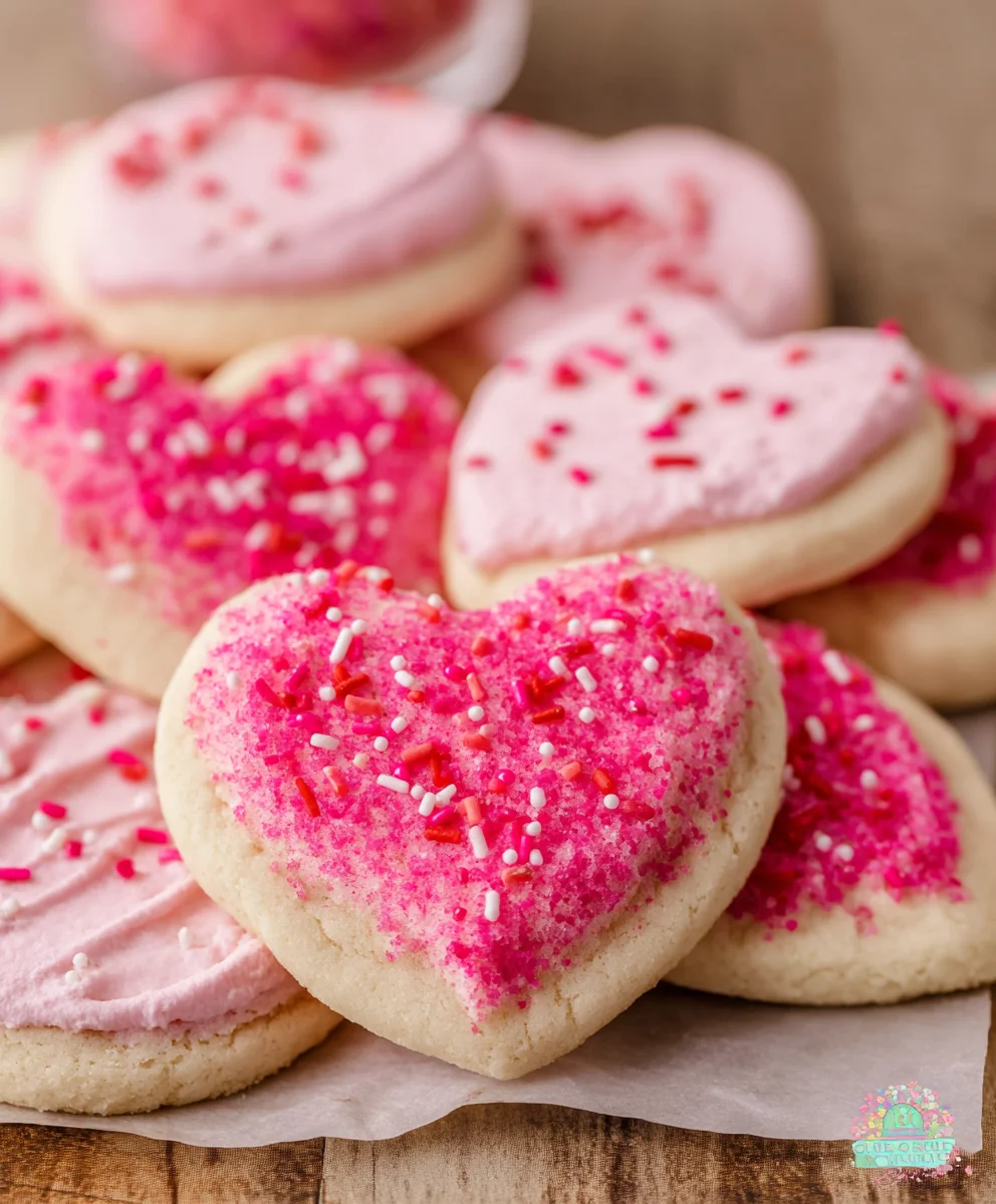 Best Non-alcoholic Valentine Sugar Cookies - Sweet Treats