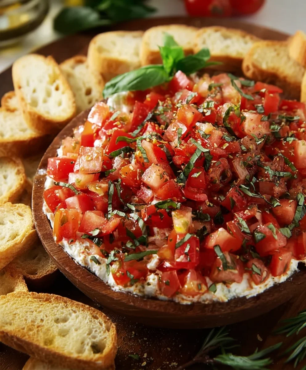 Bruschetta Dip Recipe: Easy, Flavorful Party Appetizer!