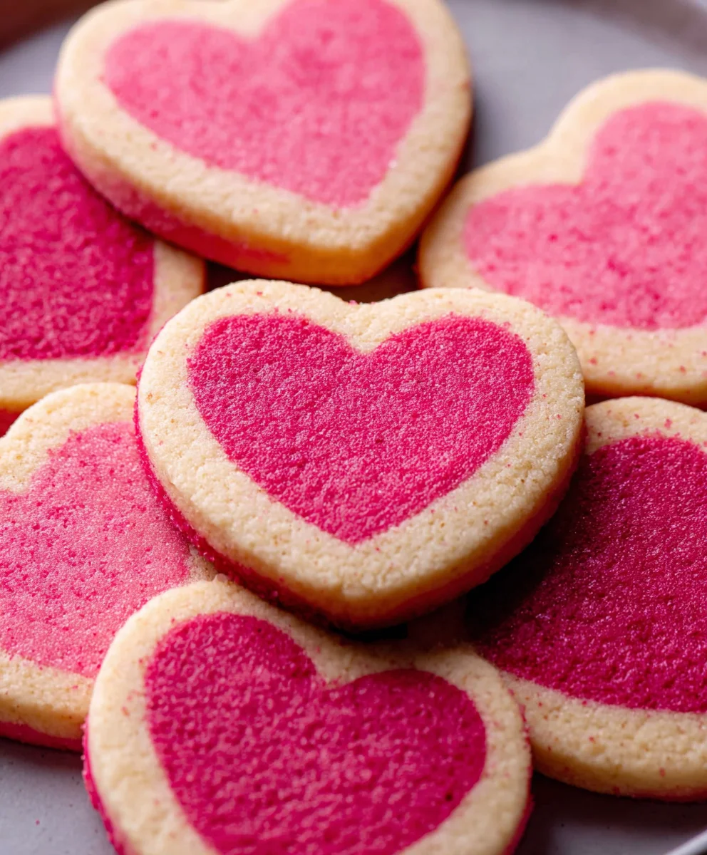 Easy Non-Alcoholic Valentine's Day Slice Bake Cookies