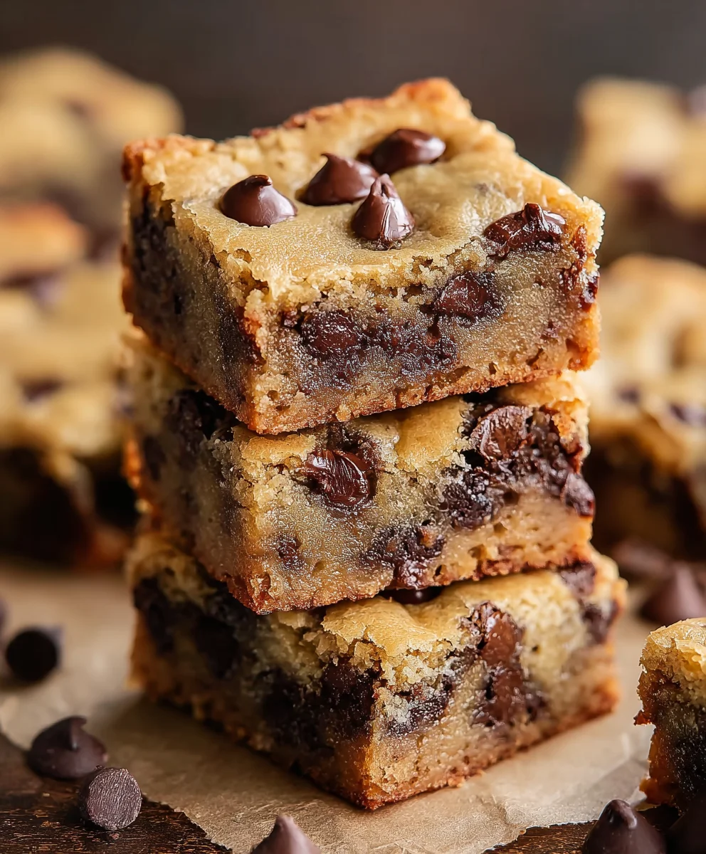 Easy Chocolate Chip Cookie Bars Recipe