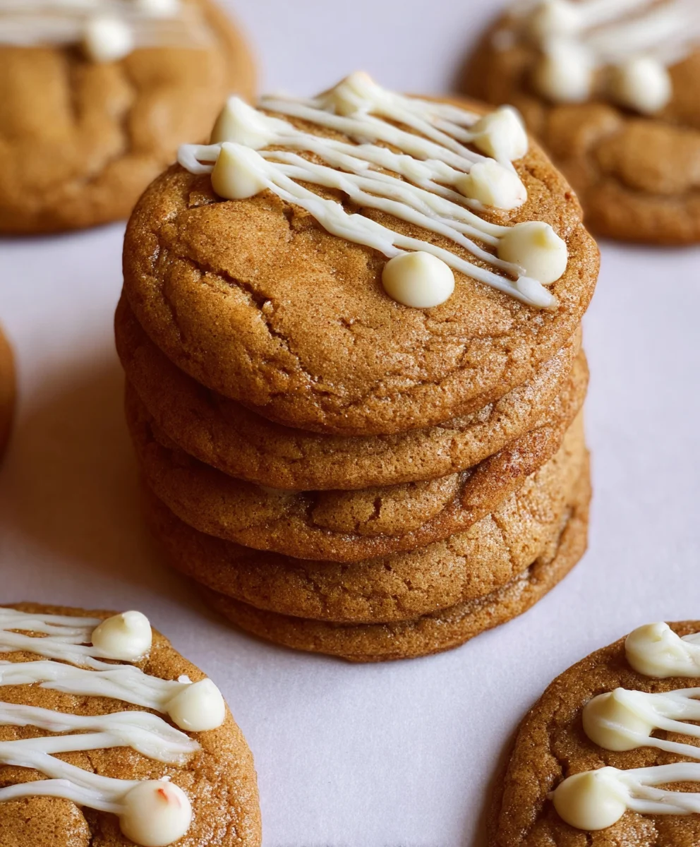 Chewy Maple White Chocolate Cinnamon Cookies