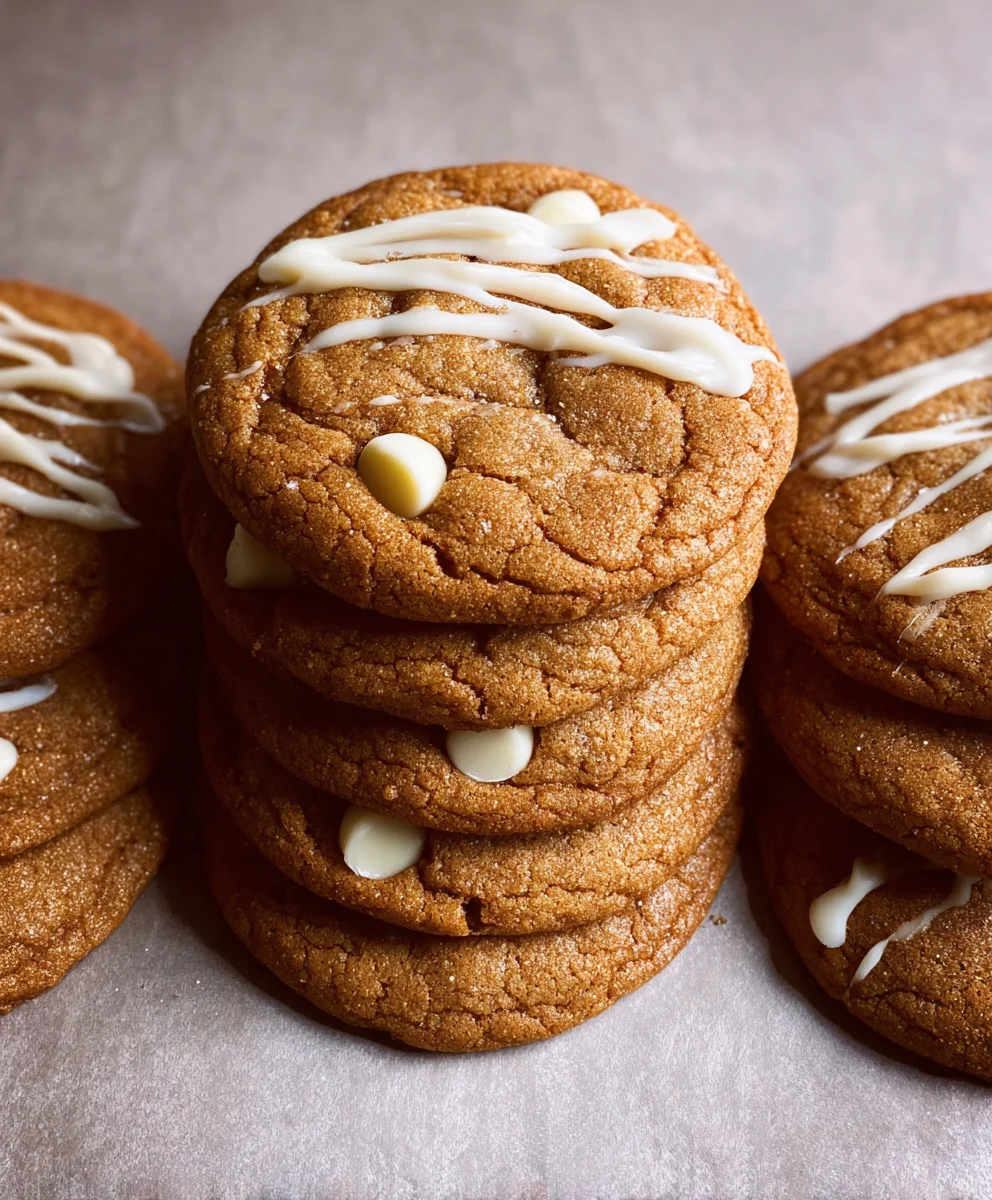 Chewy Maple White Chocolate Cinnamon Cookies