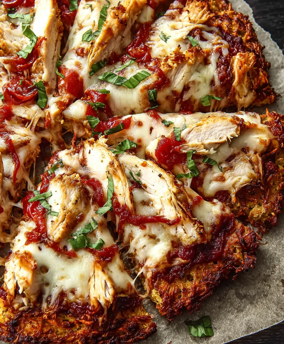 Chicken Crust Pizza: Low Carb, High Protein Delight!