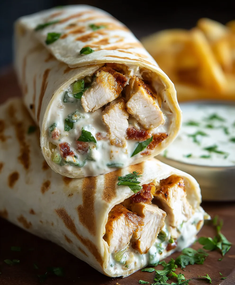 Delicious Chicken Ranch Wraps: Quick & Flavorful Dinner