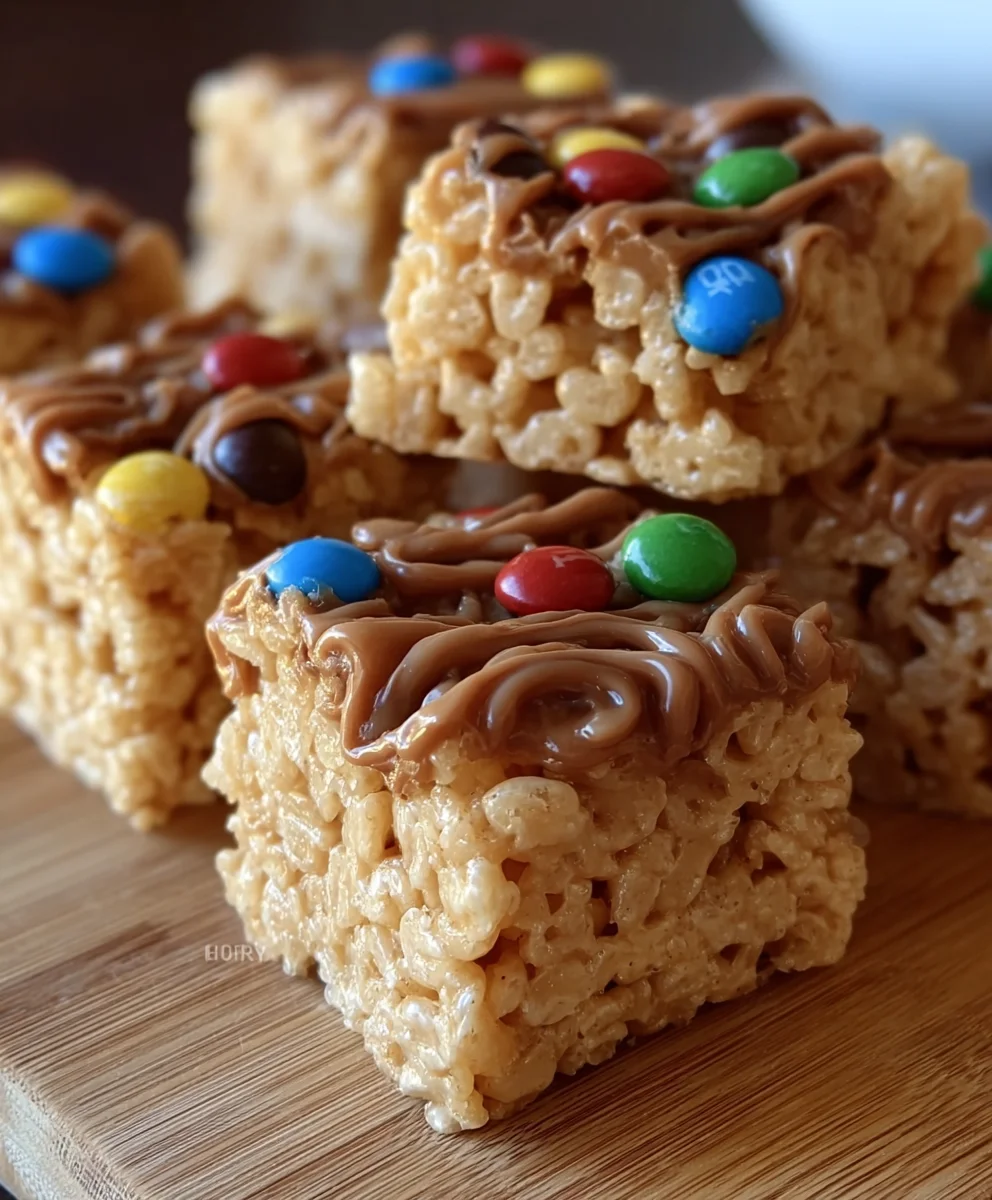 Chewy Peanut Butter Rice Krispie Treats-Best Recipe