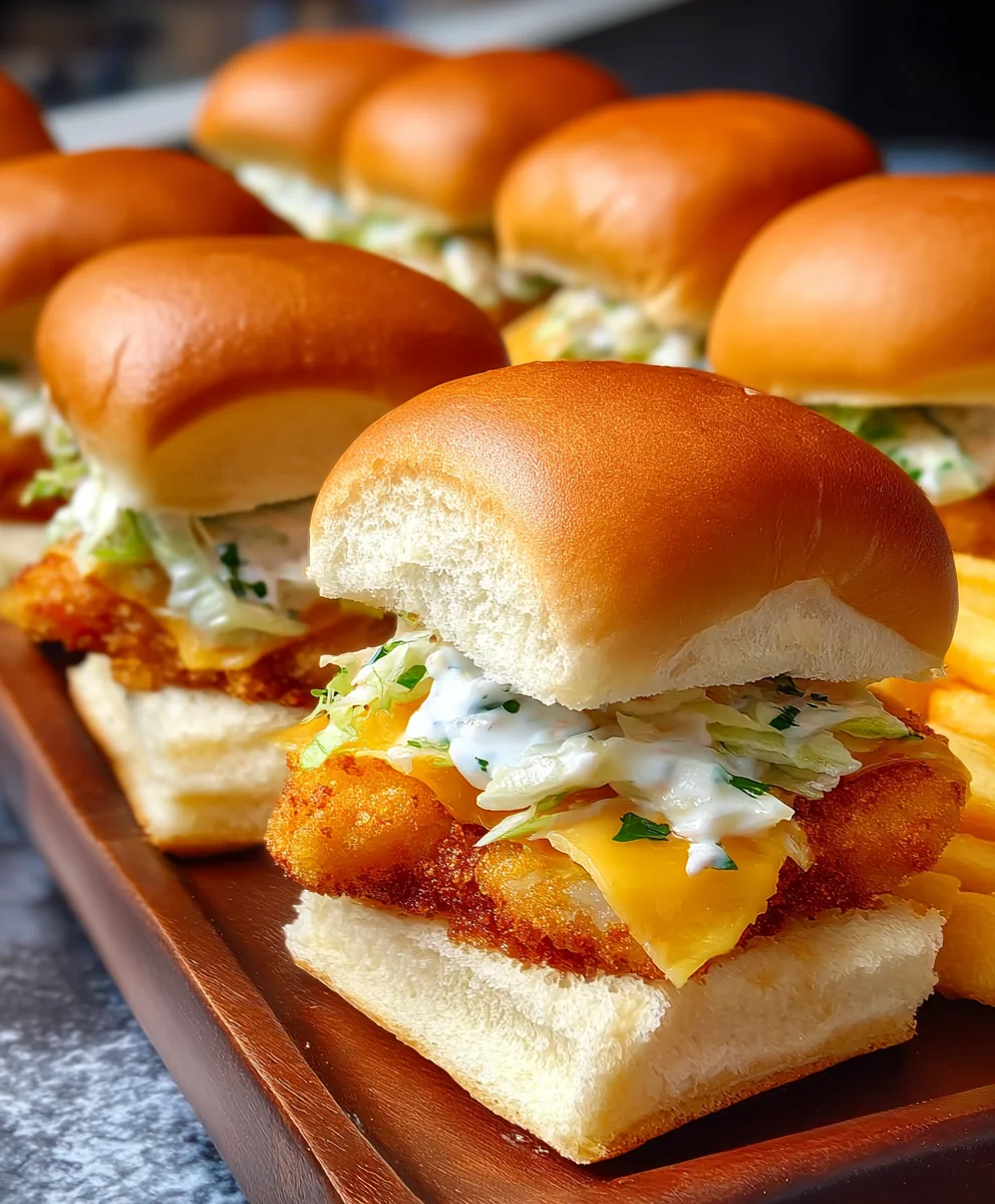 Easy Filet-O-Fish Sliders - Delicious Fish Sandwich Bites