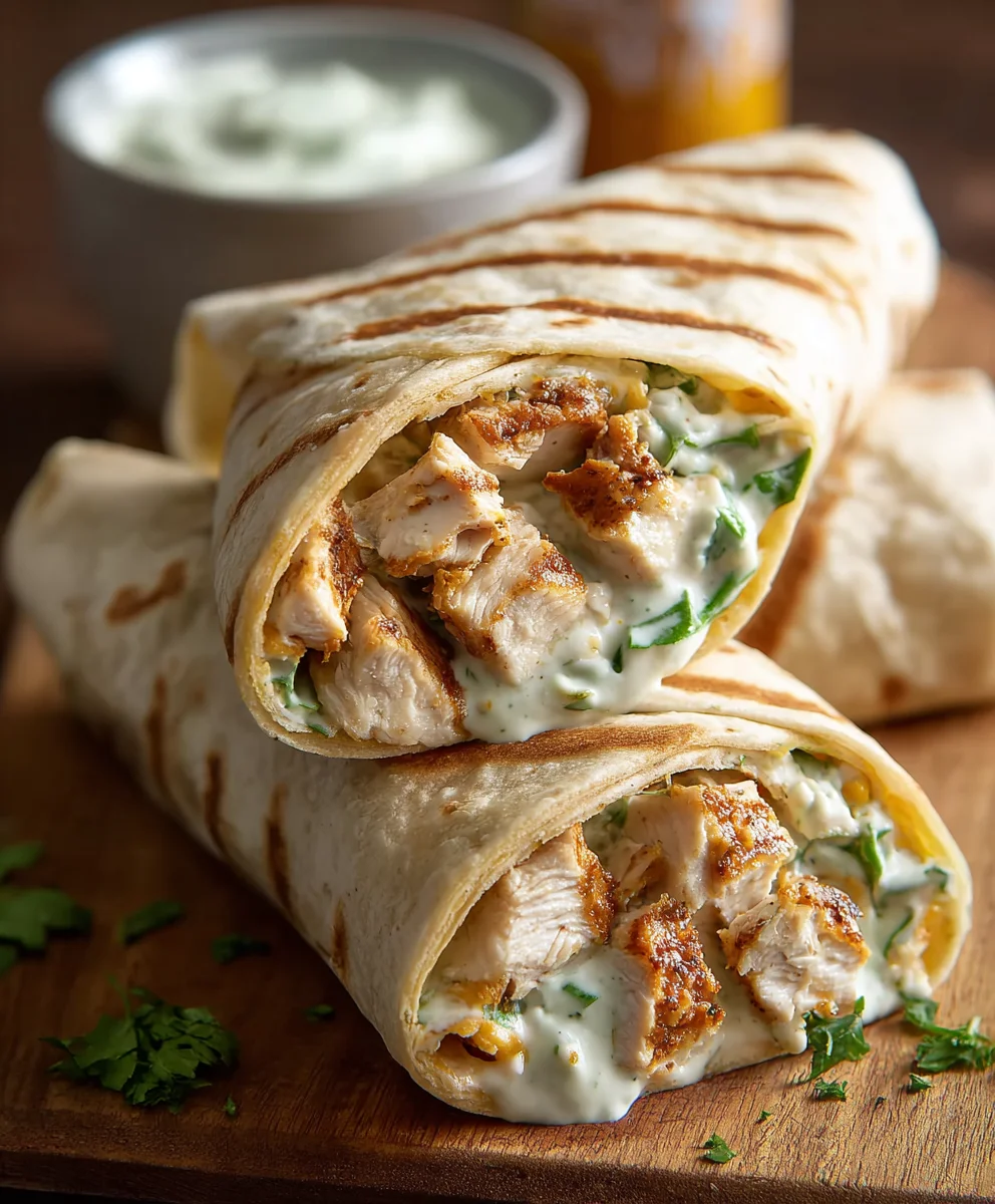 Delicious Chicken Ranch Wraps: Quick & Flavorful Dinner