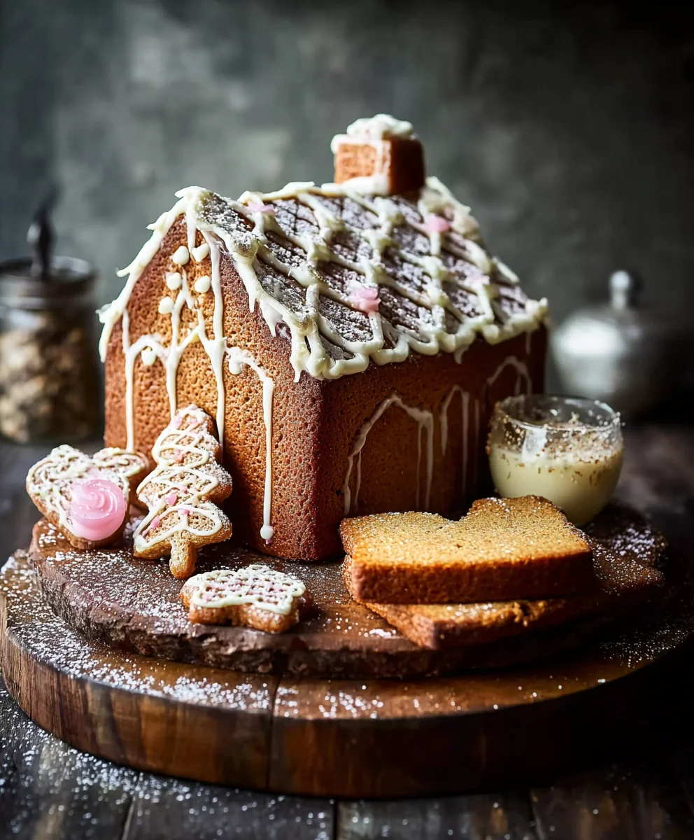 Gin Extract Gingerbread House Recipe - Festive & Fun
