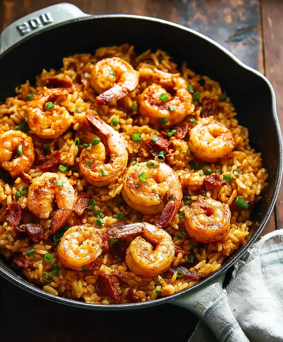 Easy Cajun Shrimp and Rice Skillet Recipe