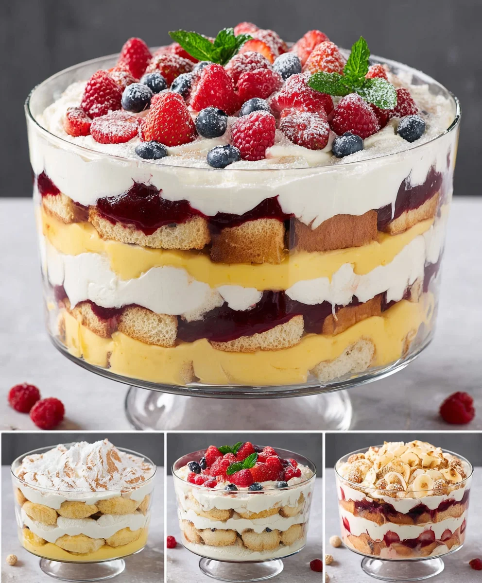 Easy Trifle Recipes-Sweet Dessert Delights