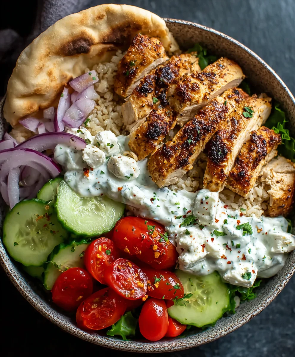 Greek Beef Gyro Bowl Recipe- Easy & Delicious