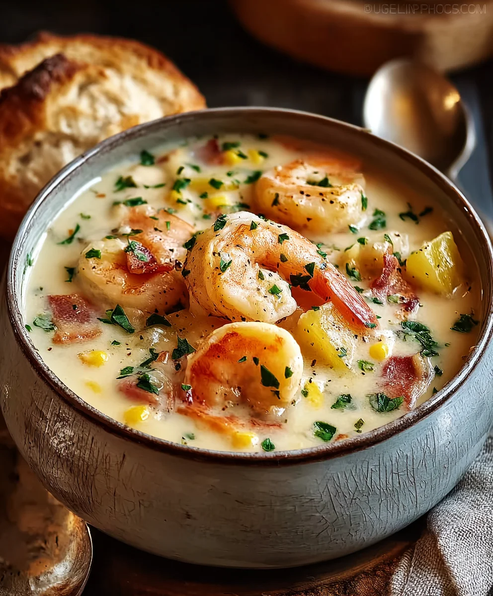 Creamy Shrimp Chowder Recipe- Easy & Delicious
