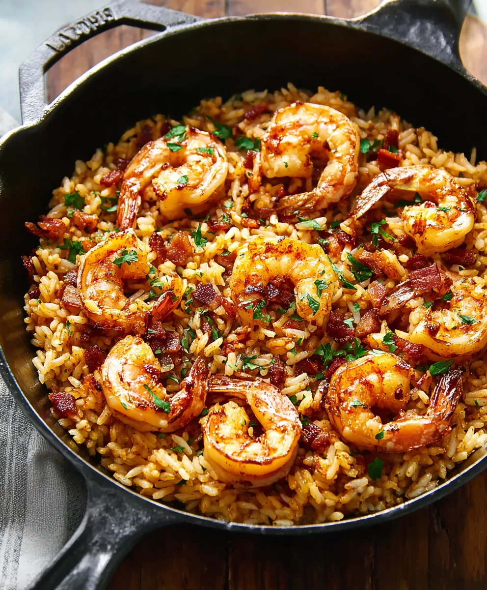 Cajun Shrimp and Rice Skillet - Easy Dinner Recipe