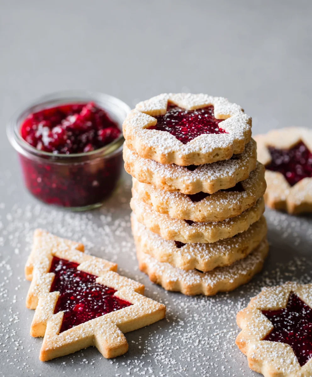 Classic Linzer Cookies - Buttery Jam Filled Delights