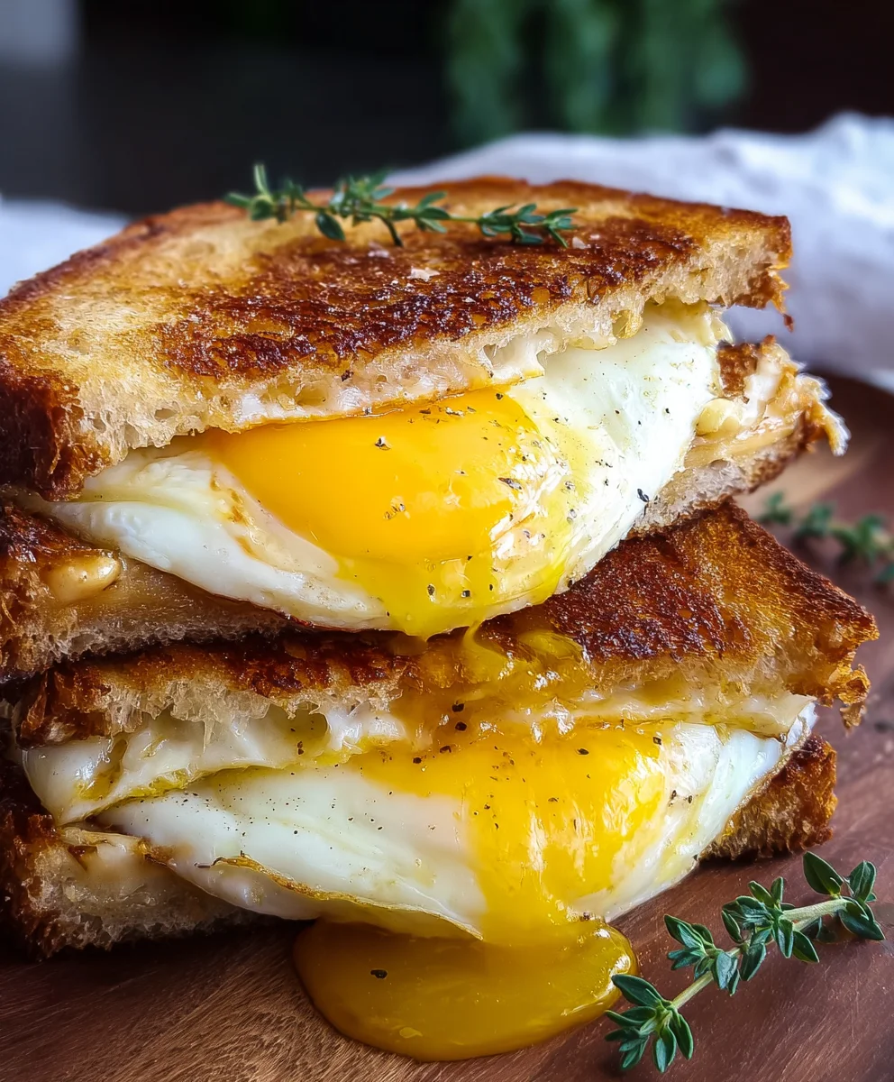Ultimate Fried Egg Grilled Cheese-Ultimate Comfort Food