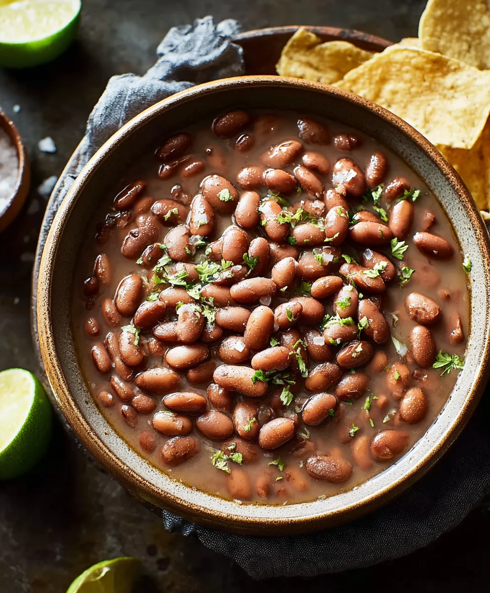 Authentic Frijoles de la Olla-Traditional Mexican Beans