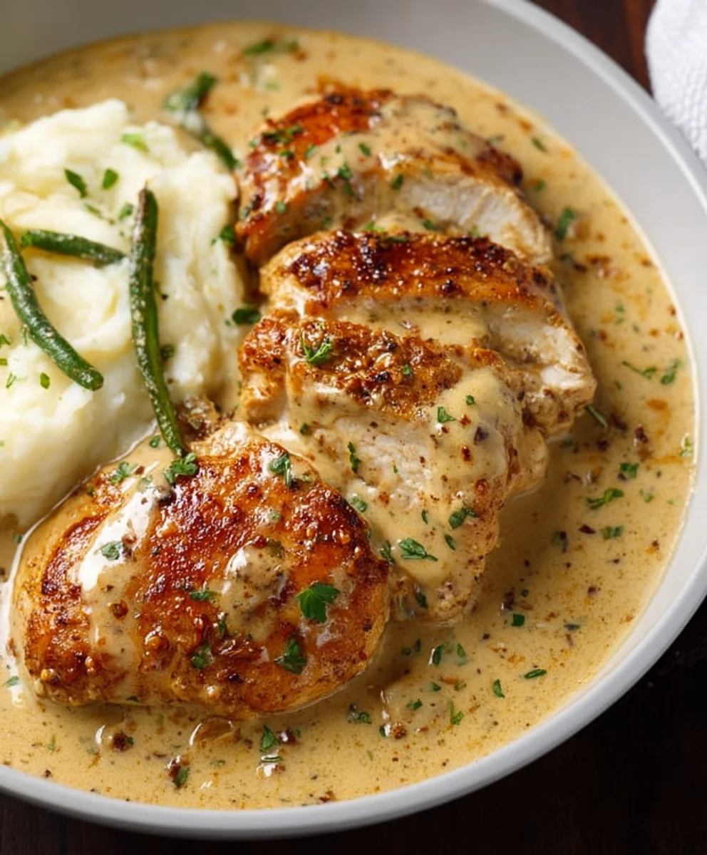 Easy Creamy Garlic Chicken Recipe