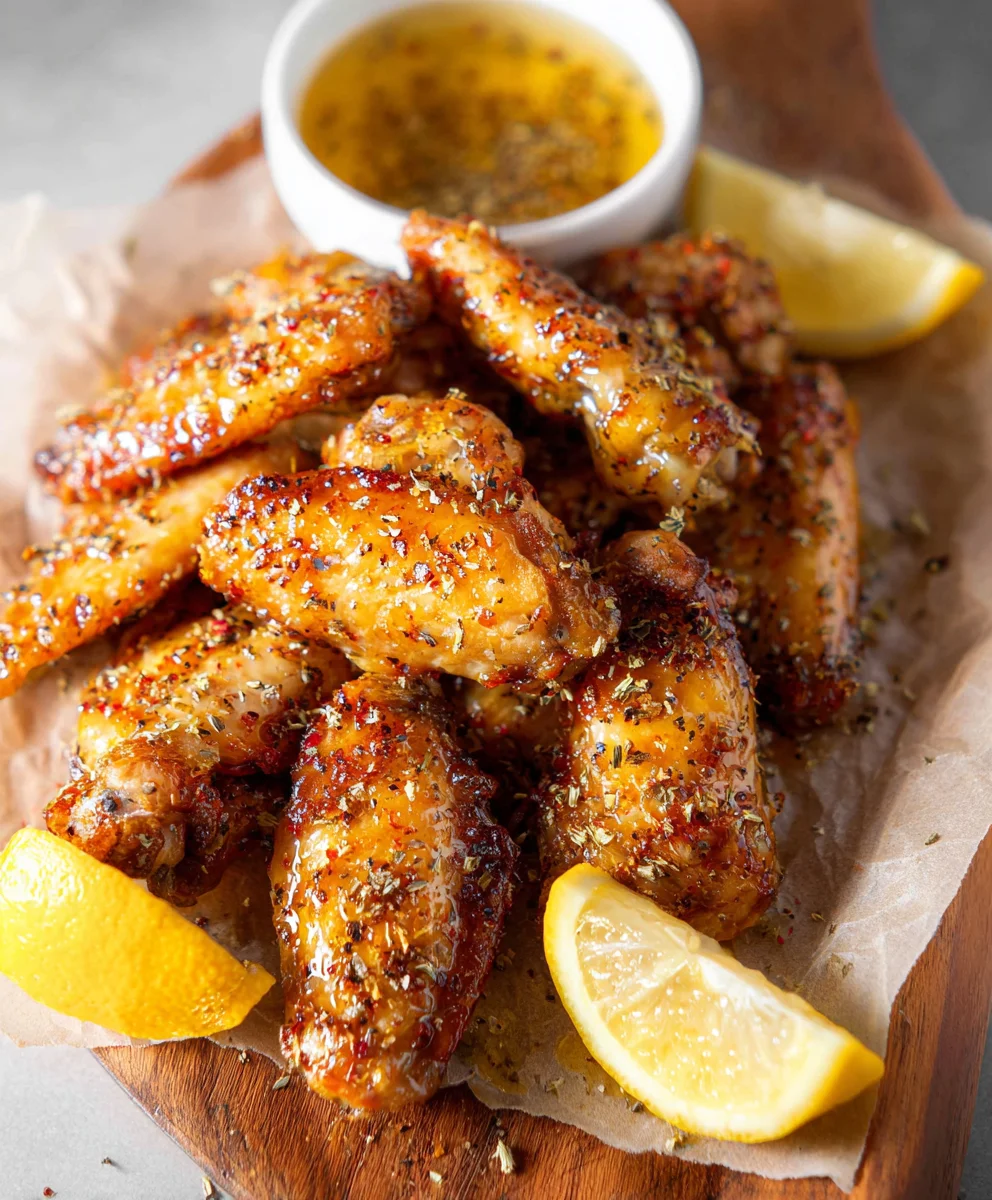 Honey Lemon Pepper Beef Wings - Easy Recipe