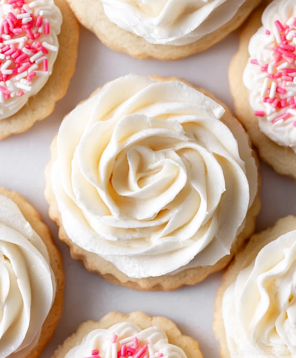 Classic Buttercream Sugar Cookies-Easy Recipe
