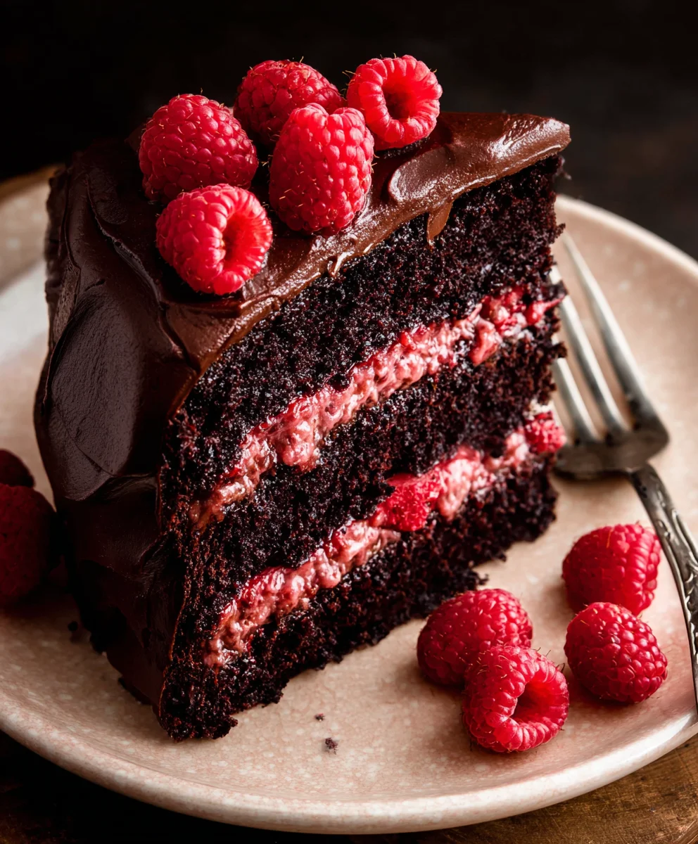 Decadent Chocolate Raspberry Cake Recipe