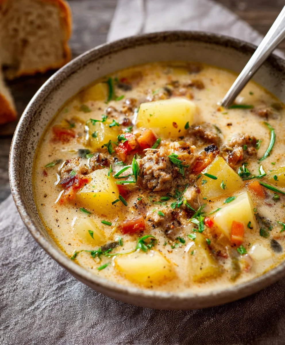 Hearty Beef and Potato Chowder Recipe