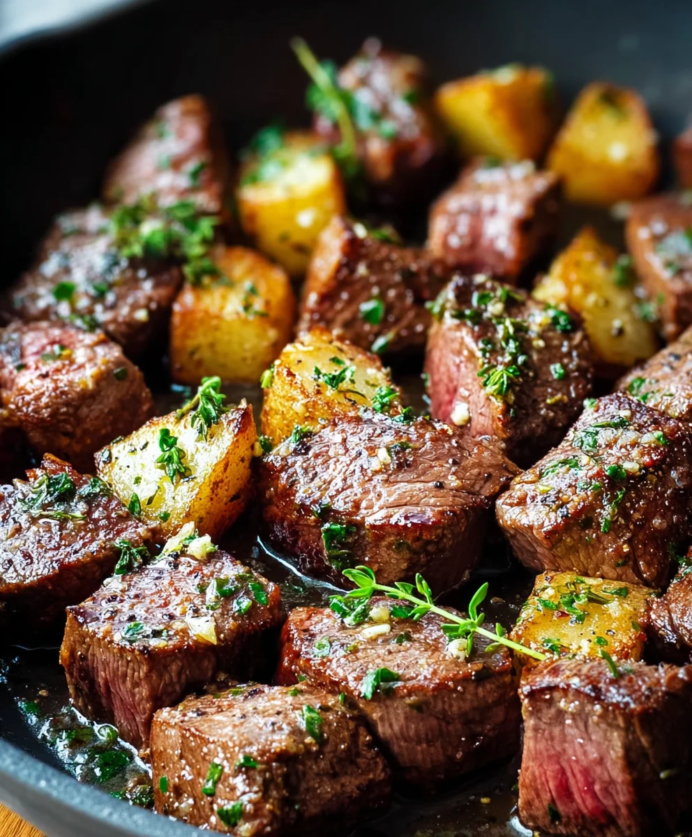 Garlic Butter Beef Bites-Quick & Flavorful Recipe